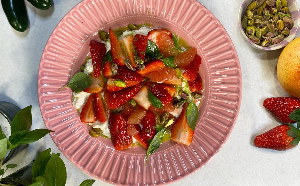 2502 dole bilder recept bar sallad jordgubbar